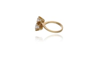 Anello a contrarie' con diamanti - Asta Preziosi Anello a contrarie' con diamanti - Asta Preziosi