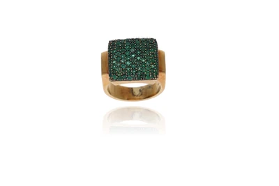 Anello con smeraldi - Asta Preziosi Anello con smeraldi - Asta Preziosi