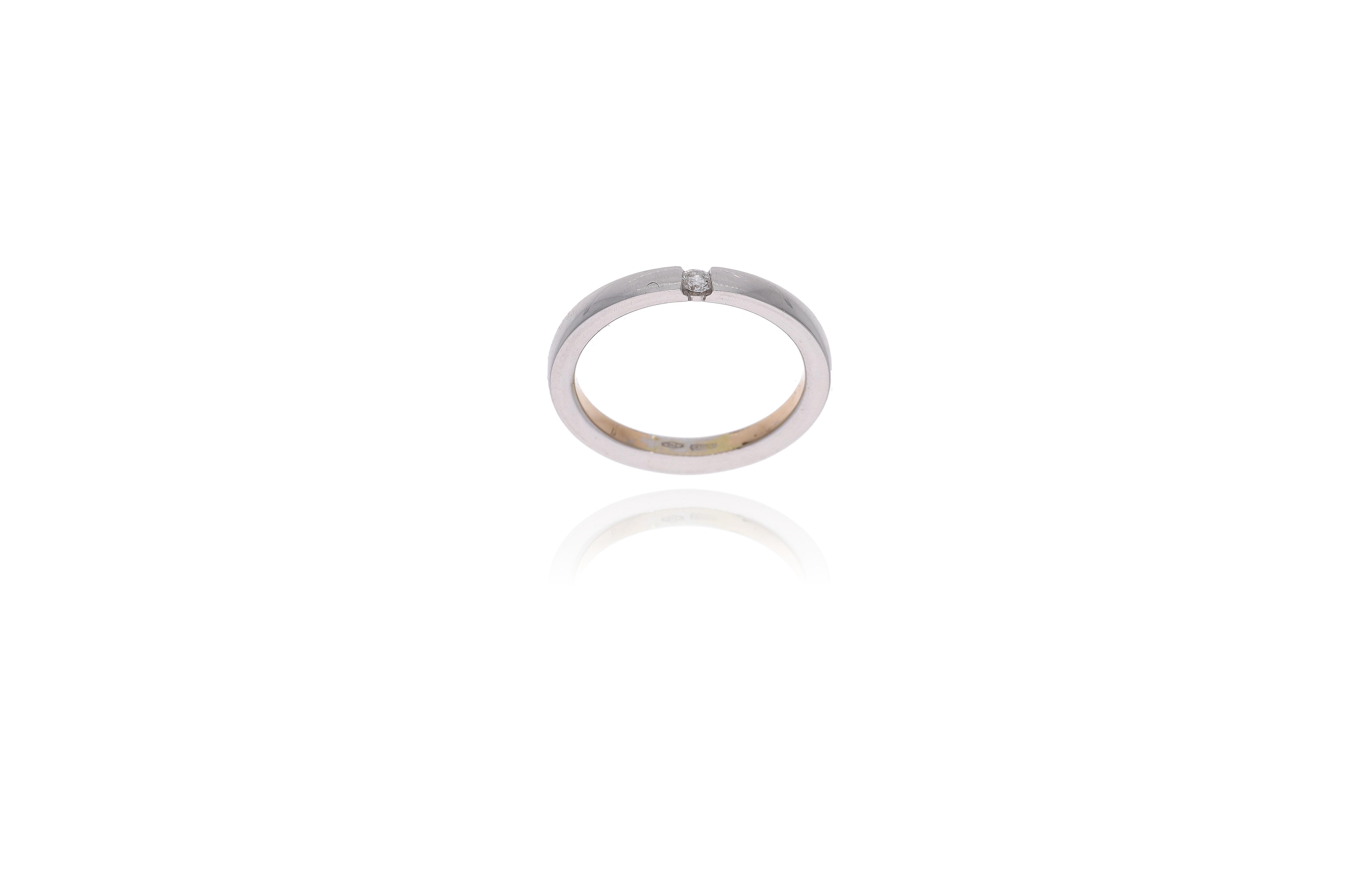 Anello con diamante - Asta Preziosi