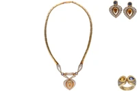 Mario Fontana, Parure con diamanti, zaffiri e zaffiri gialli - Asta Preziosi Mario Fontana, Parure con diamanti, zaffiri e zaffiri gialli - Asta Preziosi