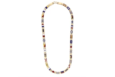 Collana con smalti - Asta Preziosi