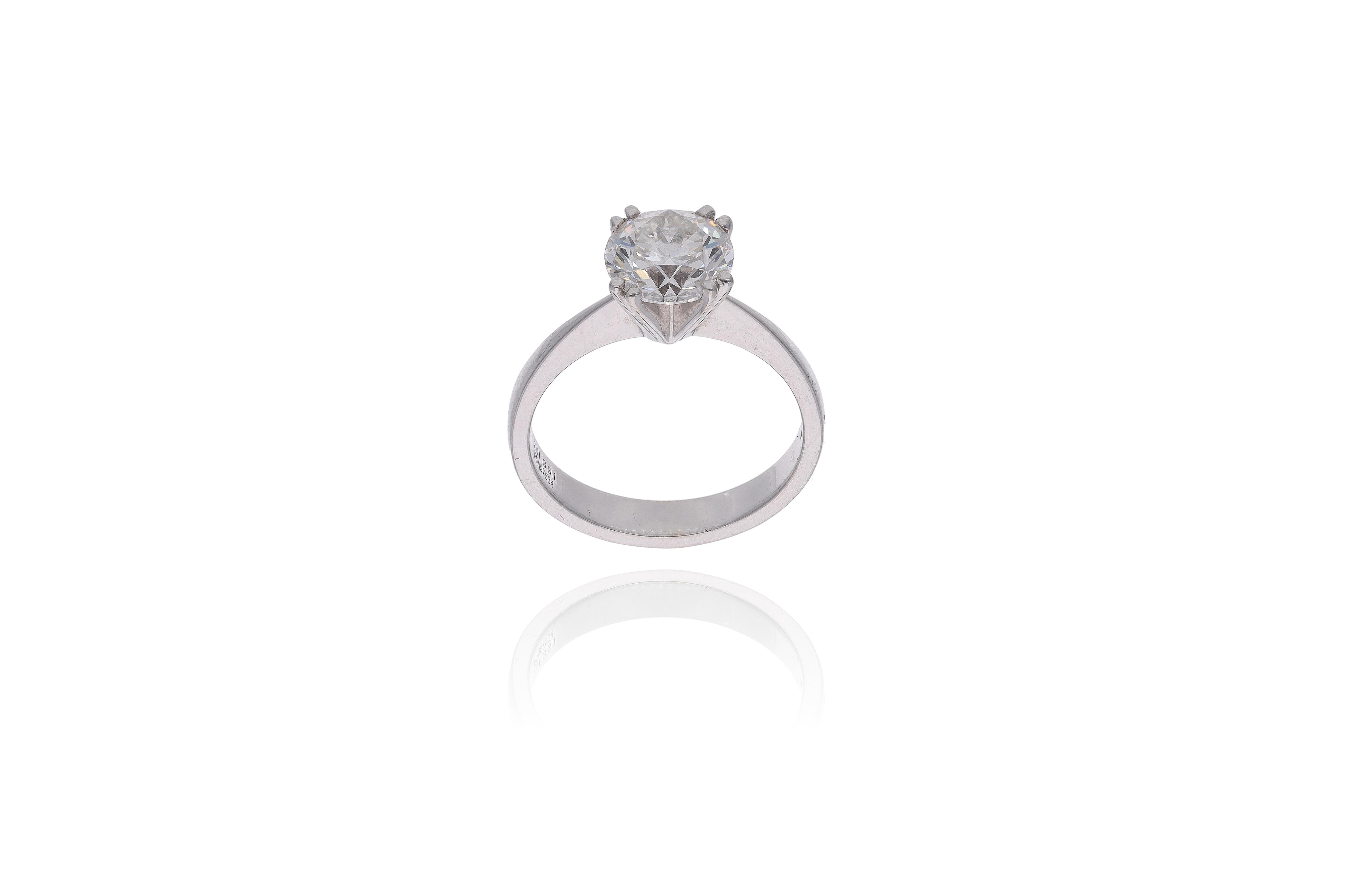 Anello con diamante - Asta Preziosi
