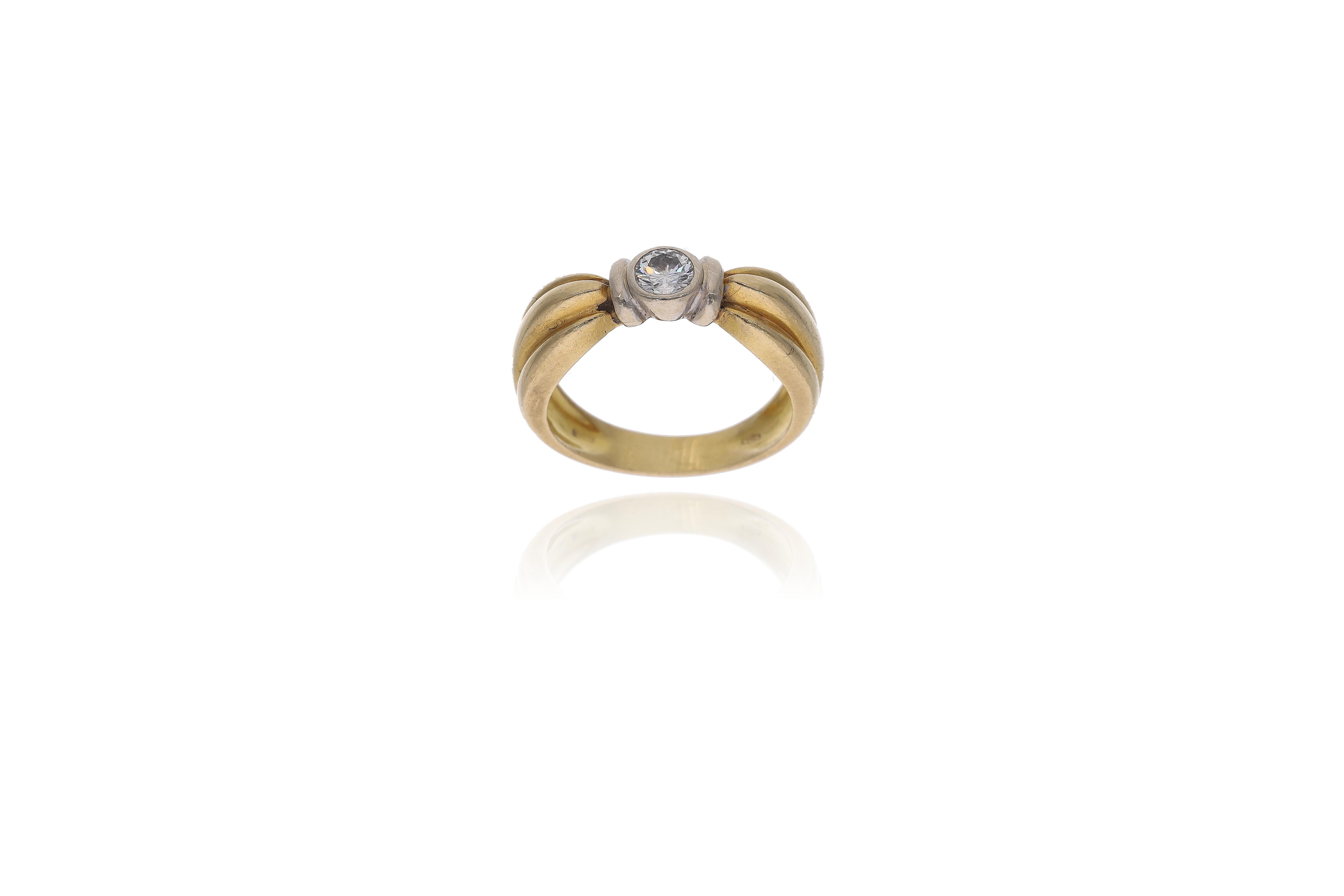 Anello con diamante - Asta Preziosi