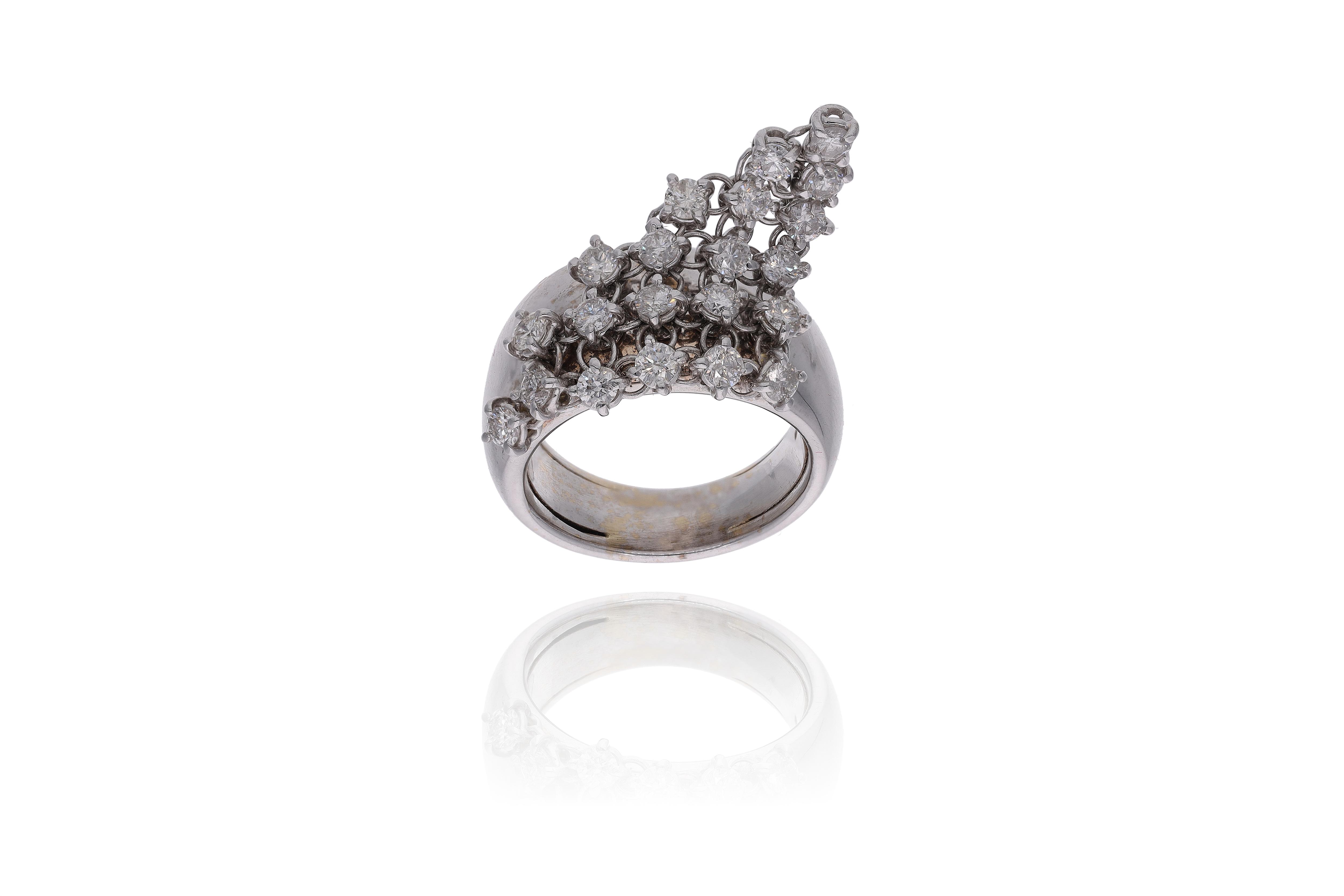 Anello con diamanti - Asta Preziosi