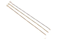 Tre bracciali in oro - Asta Preziosi