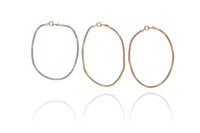 Tre bracciali in oro - Asta Preziosi