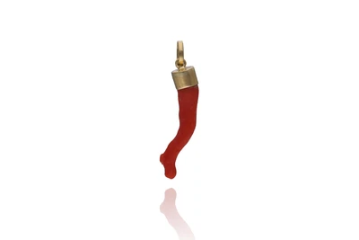 Ciondolo con corallo - Asta Preziosi
