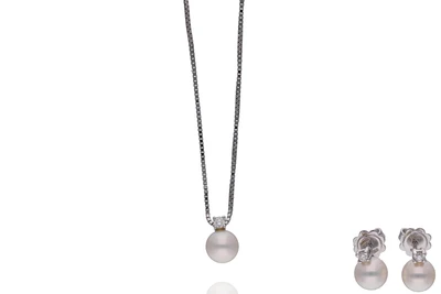Damiani, parure con diamanti e perle - Asta Preziosi Damiani, parure con diamanti e perle - Asta Preziosi