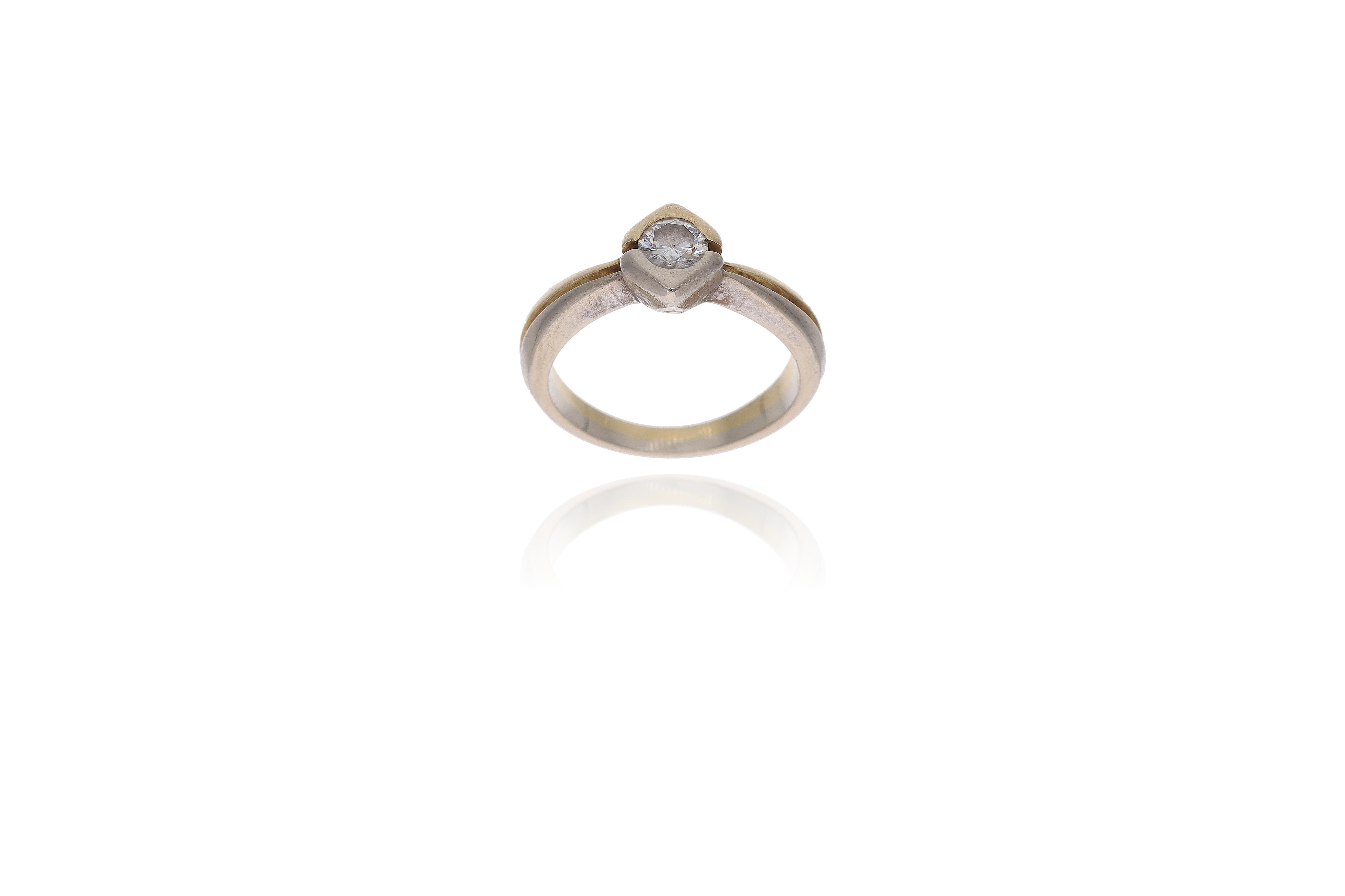 Anello con diamante - Asta Preziosi