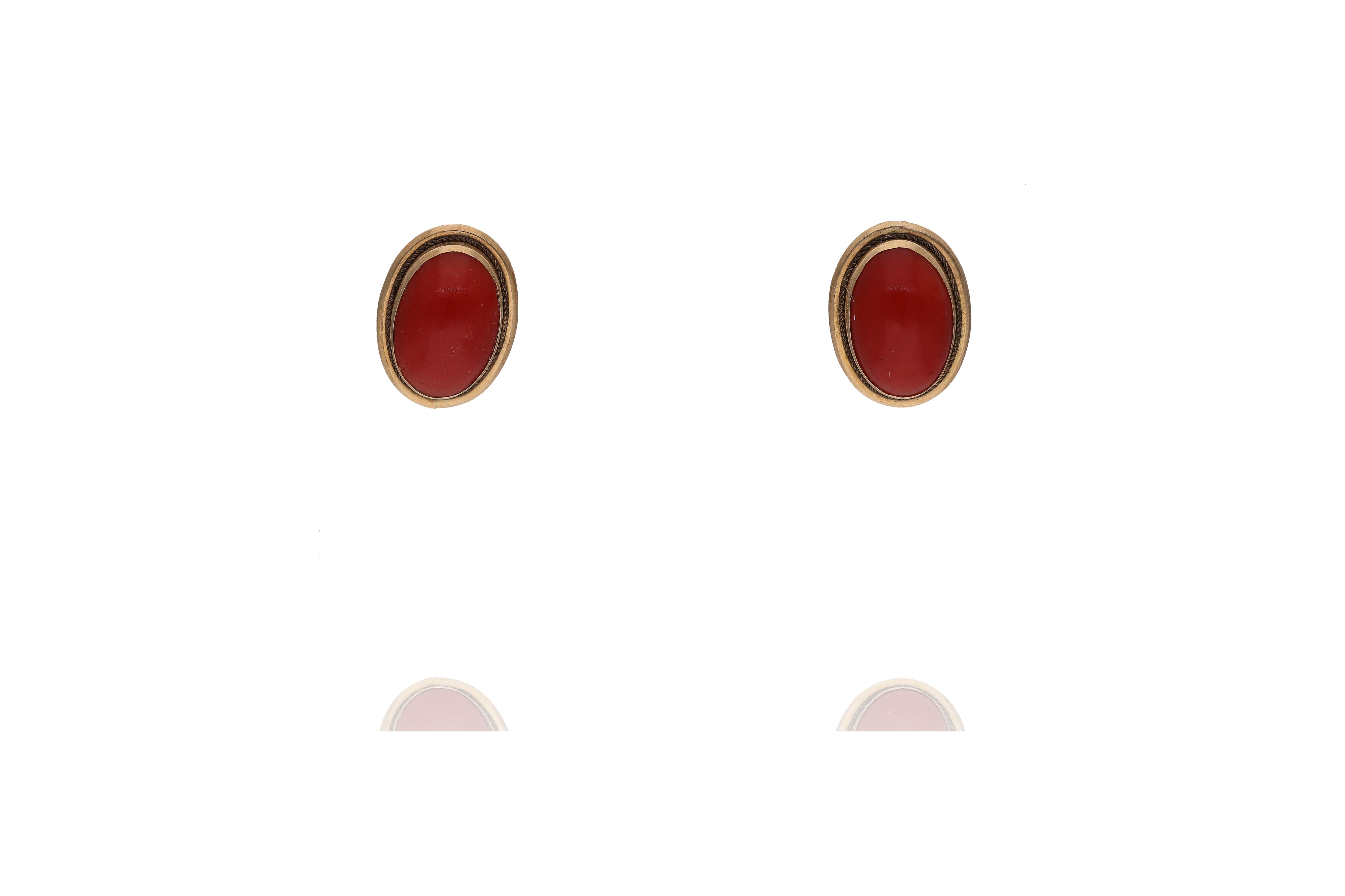 Orecchini con corallo - Asta Preziosi