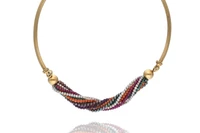 Collana con perle, corallo, ametiste e pietre - Asta Preziosi Collana con perle, corallo, ametiste e pietre - Asta Preziosi