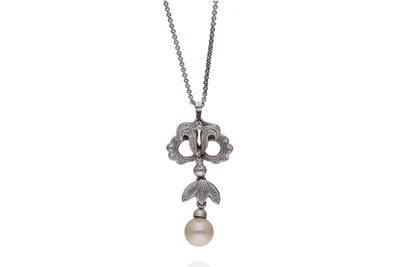 Collana con ciondolo con perla e diamanti - Asta Preziosi Collana con ciondolo con perla e diamanti - Asta Preziosi