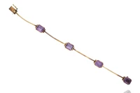 Bracciale con ametiste - Asta Preziosi