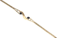 Bracciale con diamanti, zaffiri e pietre - Asta Preziosi Bracciale con diamanti, zaffiri e pietre - Asta Preziosi