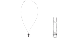 Joyfish, collana con ciondolo e orecchini con diamanti, diamanti neri e pietre - Asta Preziosi Joyfish, collana con ciondolo e orecchini con diamanti, diamanti neri e pietre - Asta Preziosi