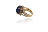 Anello con zaffiro e diamanti - Asta Preziosi Anello con zaffiro e diamanti - Asta Preziosi