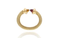 Bracciale con tormalina e quarzo - Asta Preziosi Bracciale con tormalina e quarzo - Asta Preziosi