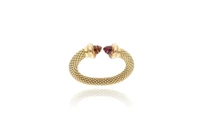 Bracciale con tormalina e quarzo - Asta Preziosi Bracciale con tormalina e quarzo - Asta Preziosi