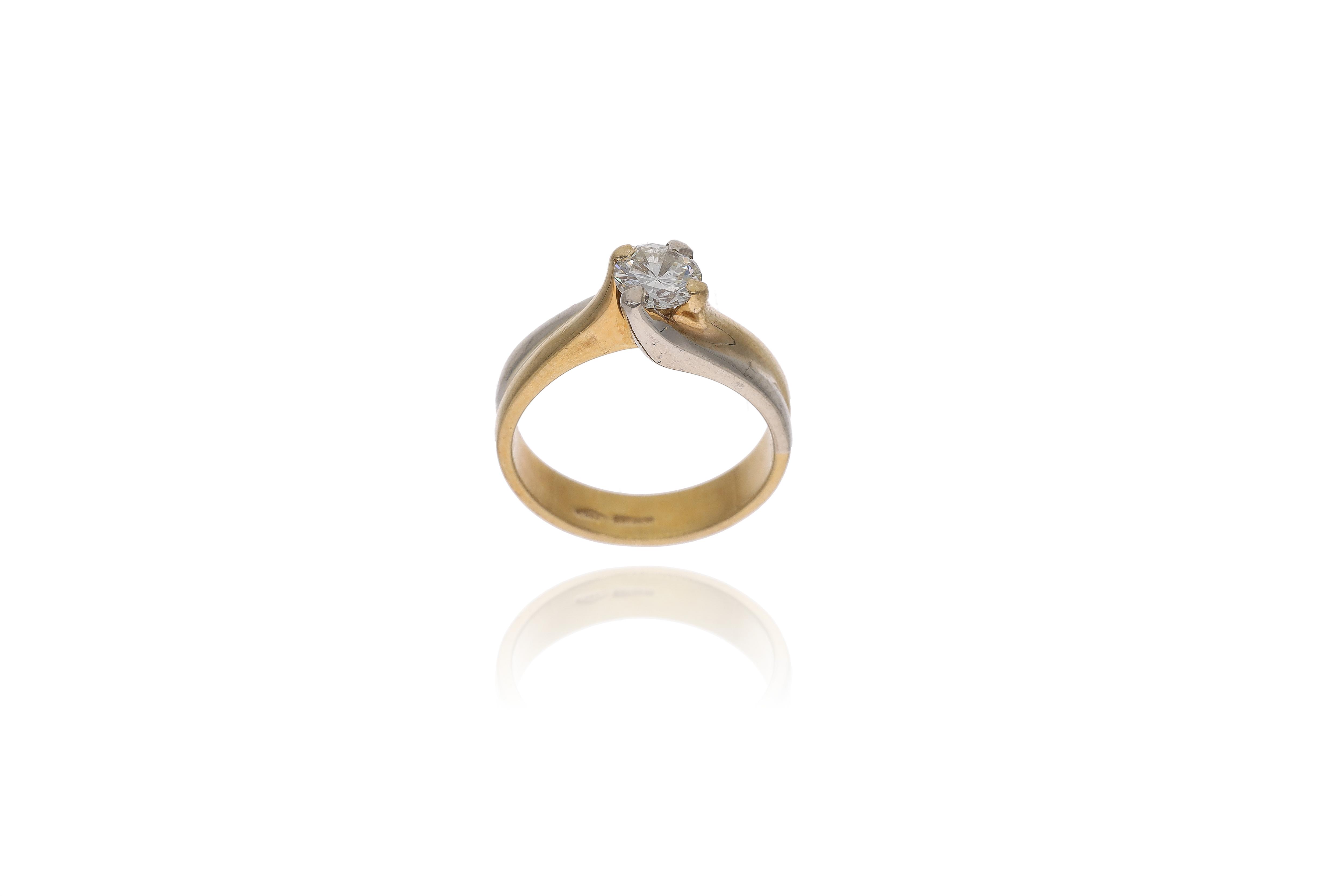 Anello con diamante - Asta Preziosi