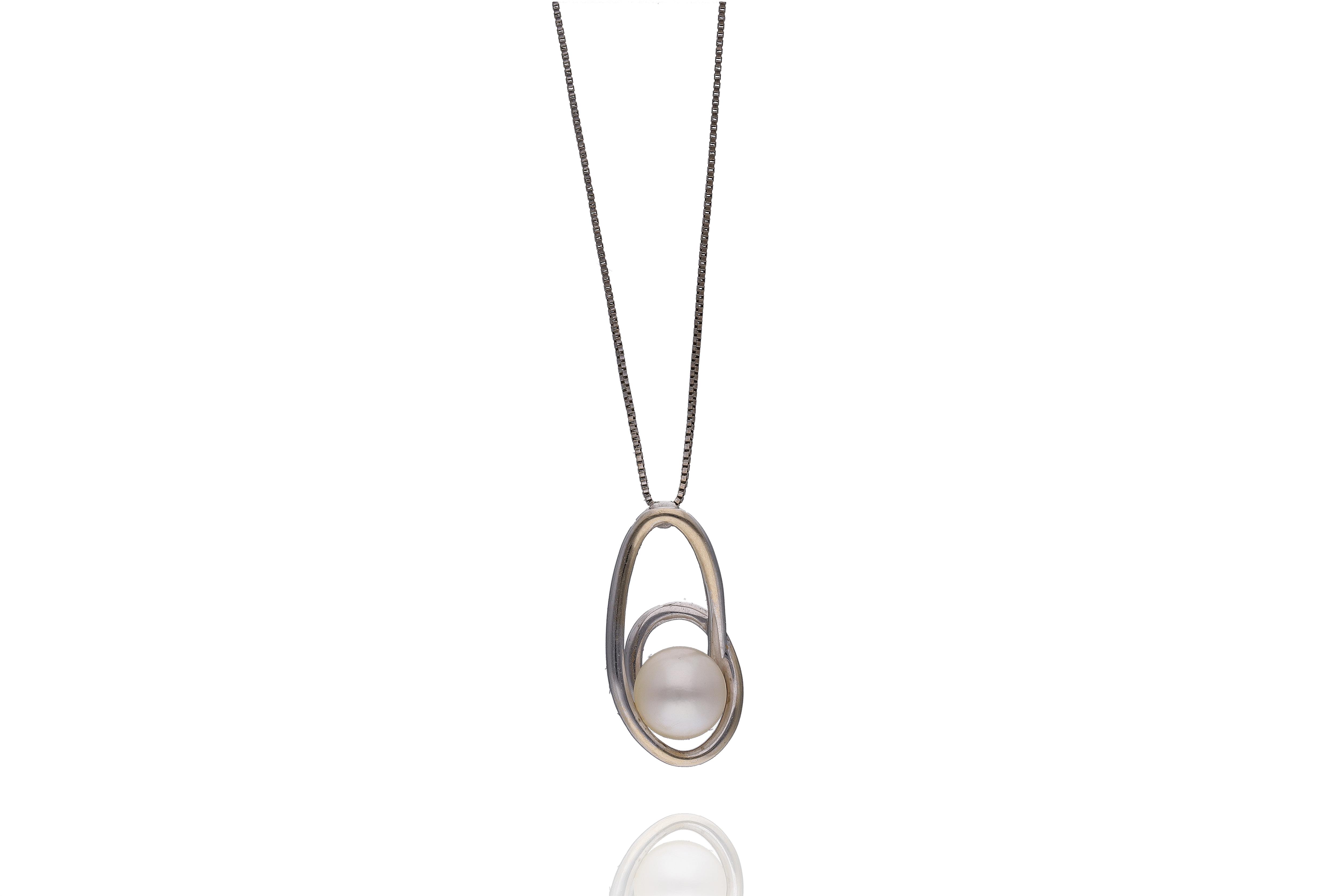 Miluna, collana con ciondolo con perla - Asta Preziosi