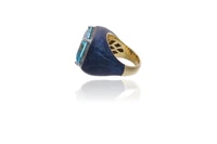 Anello con diamanti e pietra - Asta Preziosi Anello con diamanti e pietra - Asta Preziosi
