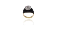 Anello con diamanti e smalti - Asta Preziosi Anello con diamanti e smalti - Asta Preziosi