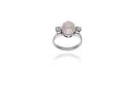 Anello con perla e diamanti - Asta Preziosi Anello con perla e diamanti - Asta Preziosi