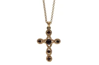Collana con ciondolo e granati - Asta Preziosi Collana con ciondolo e granati - Asta Preziosi