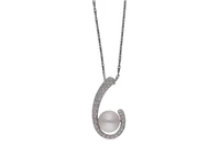 Collana e ciondolo con perla e diamanti - Asta Preziosi Collana e ciondolo con perla e diamanti - Asta Preziosi