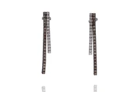 Orecchini con diamanti e diamanti brown - Asta Preziosi Orecchini con diamanti e diamanti brown - Asta Preziosi