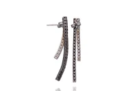 Orecchini con diamanti e diamanti brown - Asta Preziosi Orecchini con diamanti e diamanti brown - Asta Preziosi