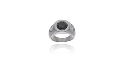 Anello con pietra e diamanti - Asta Preziosi Anello con pietra e diamanti - Asta Preziosi