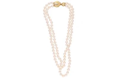 Collana di perle coltivate e diamanti - Asta Preziosi Collana di perle coltivate e diamanti - Asta Preziosi