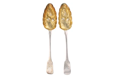 Coppia di cucchiai in argento - Asta Preziosi Coppia di cucchiai in argento - Asta Preziosi
