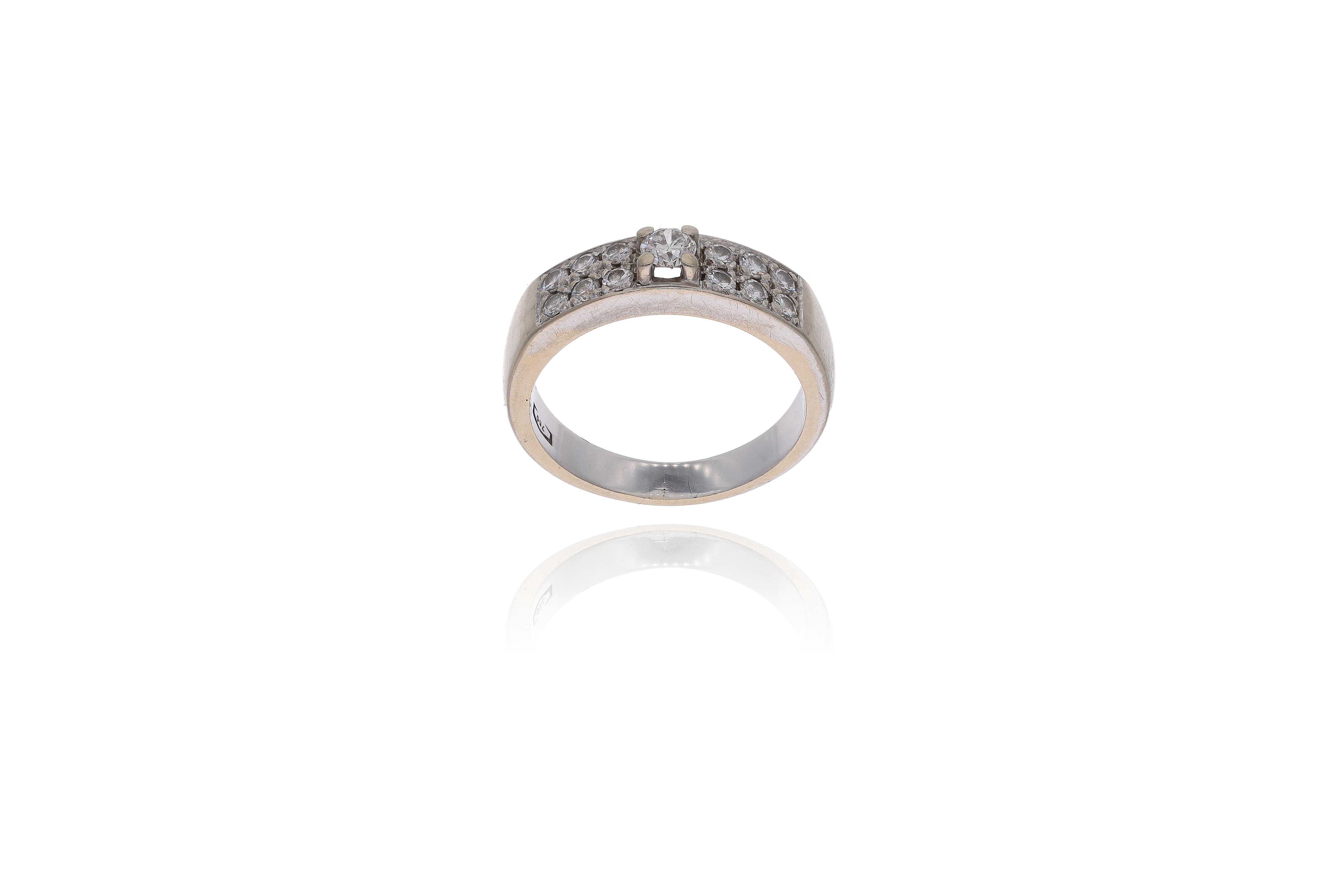 Anello con diamanti - Asta Preziosi