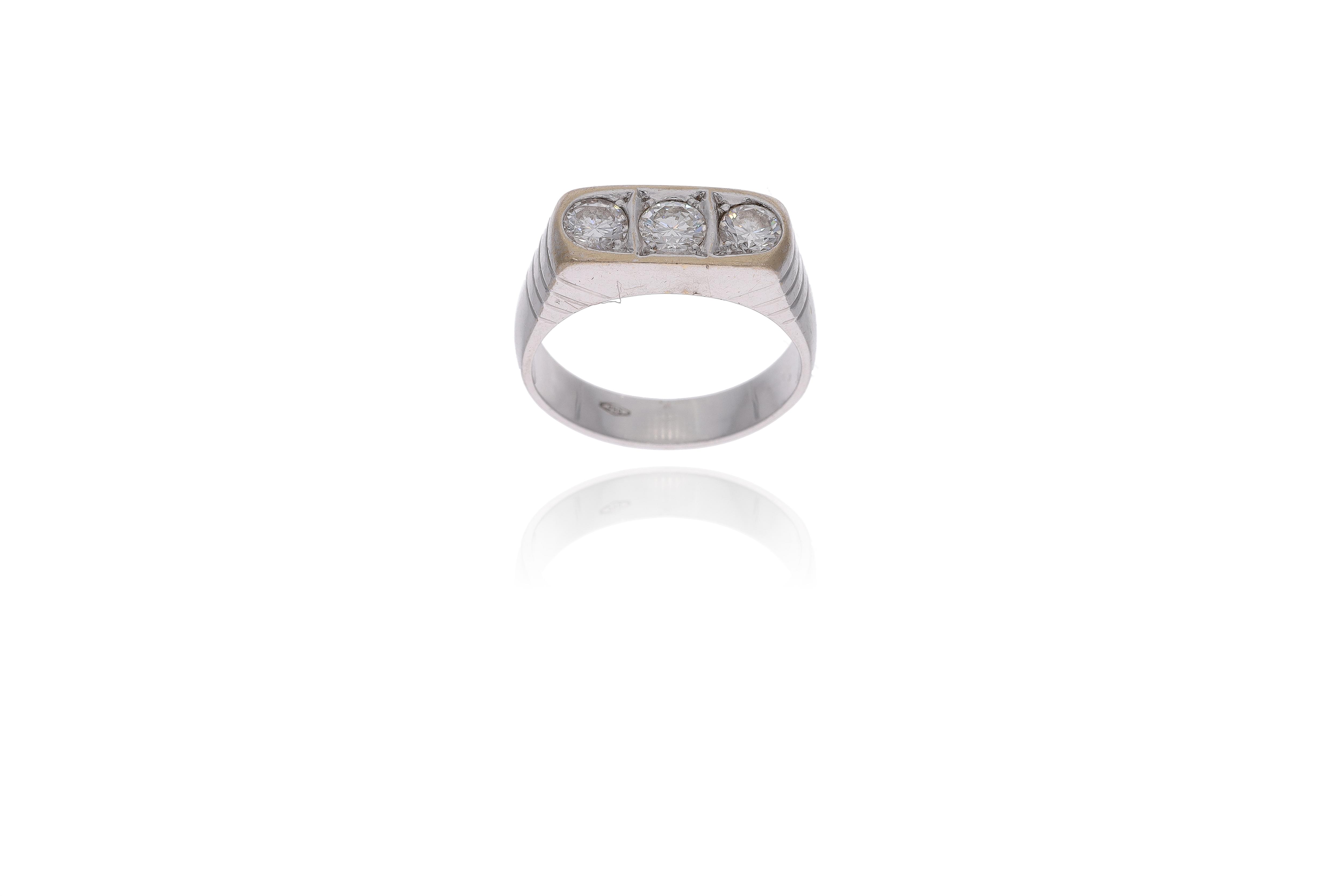 Anello con diamanti - Asta Preziosi