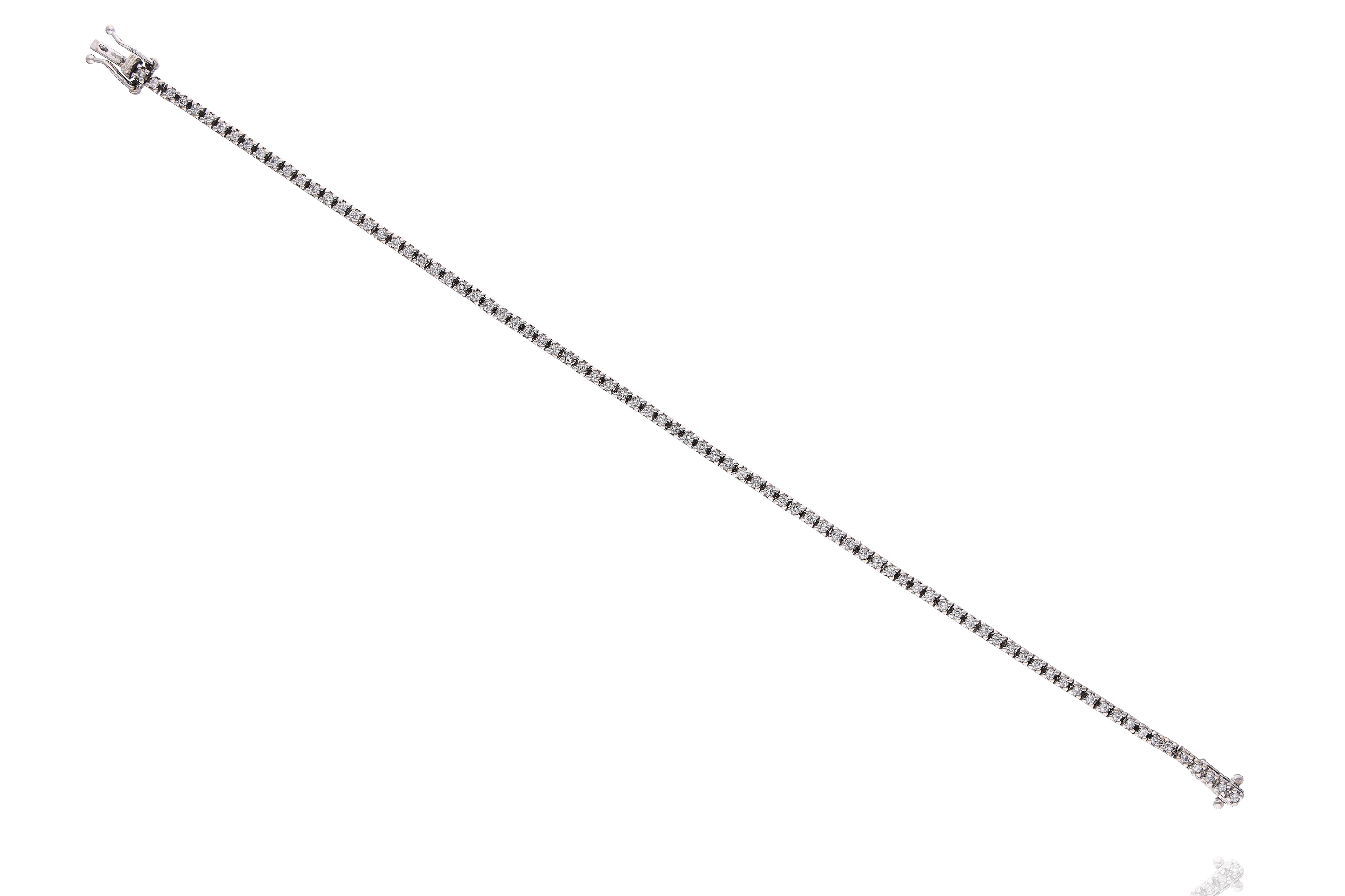 Bracciale con diamanti - Asta Preziosi