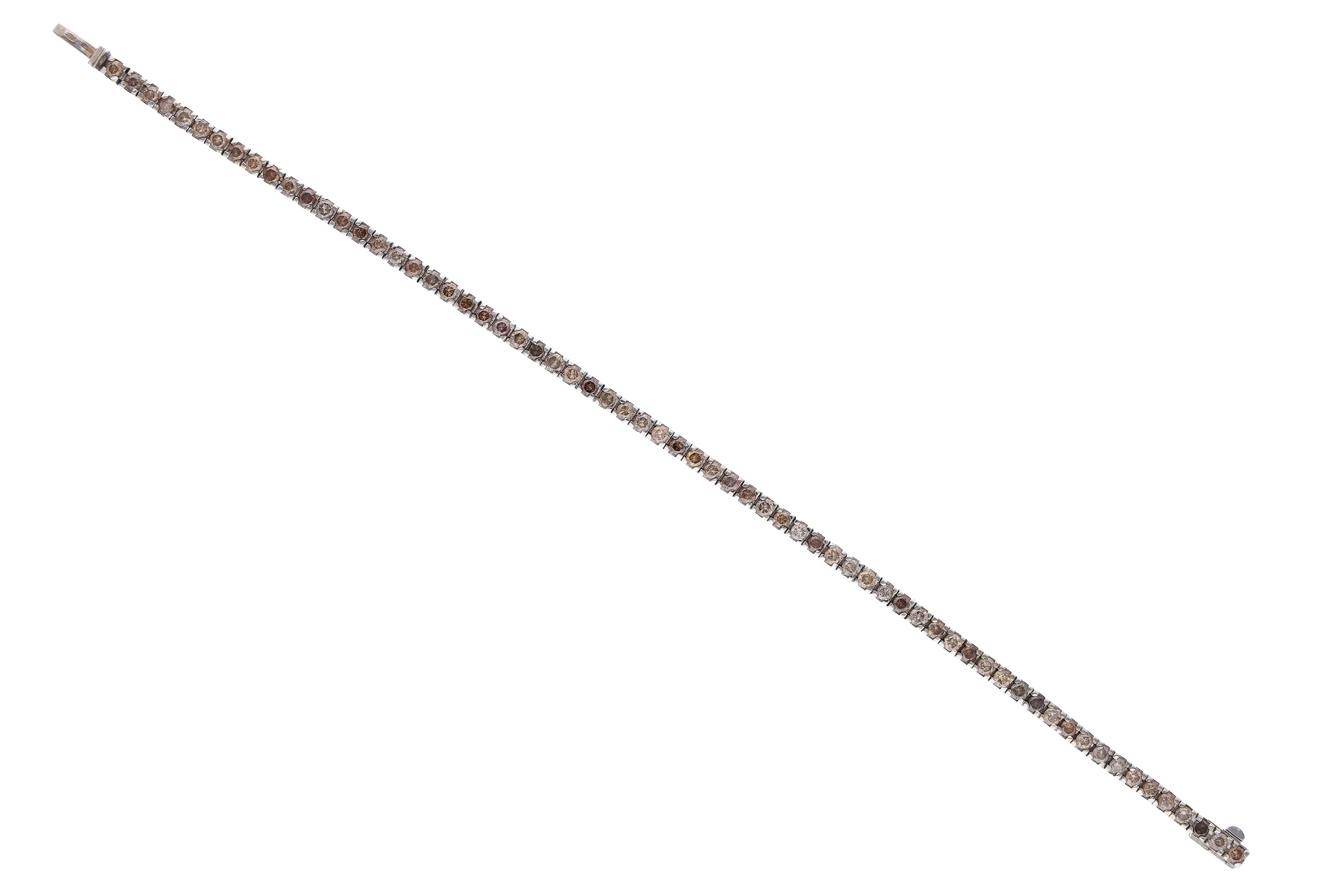 Bracciale con diamanti brown - Asta Preziosi