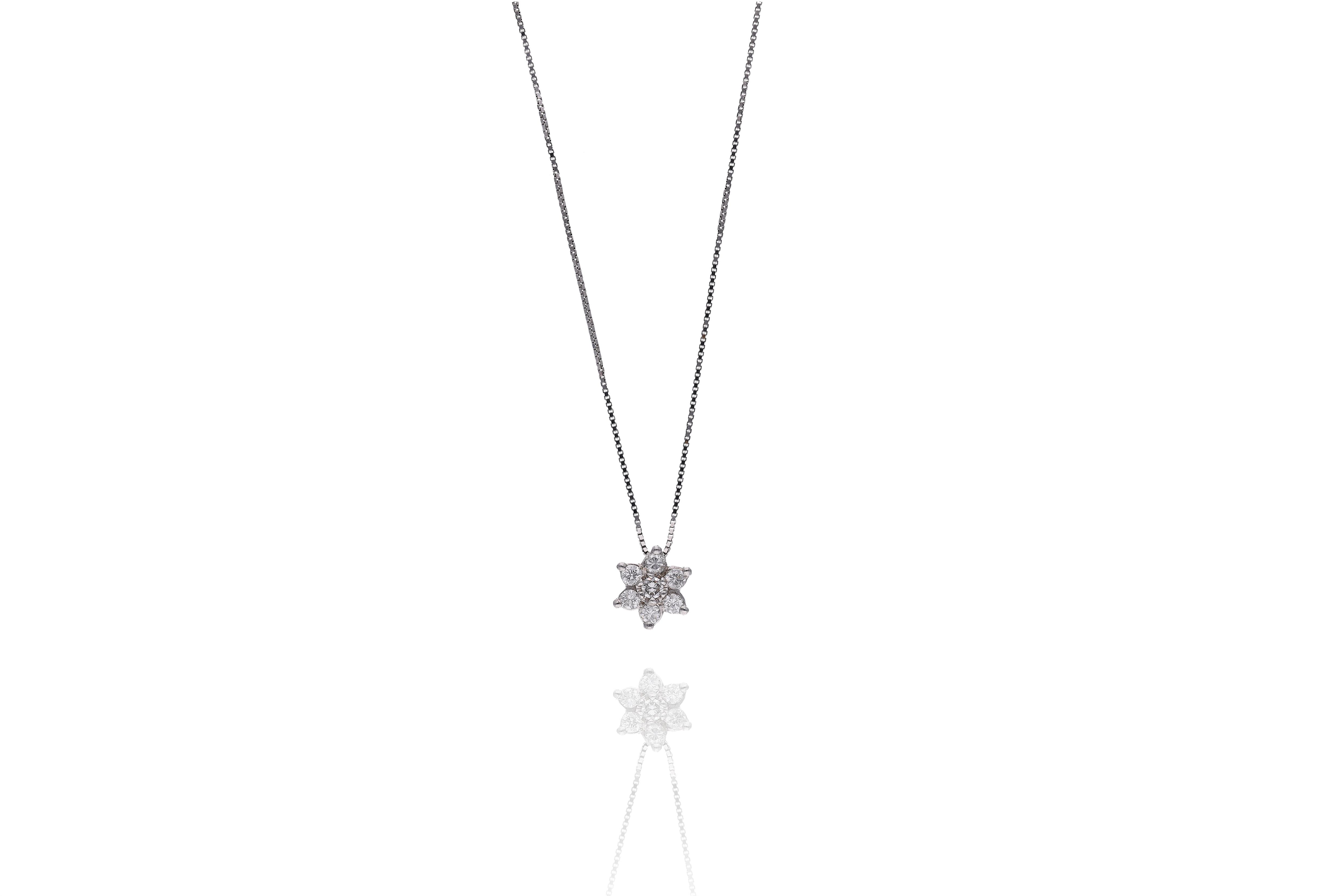 Collana con ciondolo e diamanti - Asta Preziosi