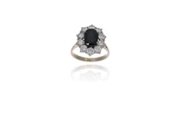 Anello con zaffiro e diamanti - Asta Preziosi Anello con zaffiro e diamanti - Asta Preziosi