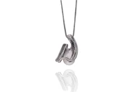 Collana e ciondolo con perla coltivata, diamanti e diamanti neri - Asta Preziosi Collana e ciondolo con perla coltivata, diamanti e diamanti neri - Asta Preziosi