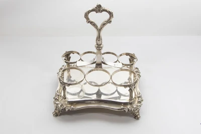Base per oliera in argento - Asta Preziosi Base per oliera in argento - Asta Preziosi