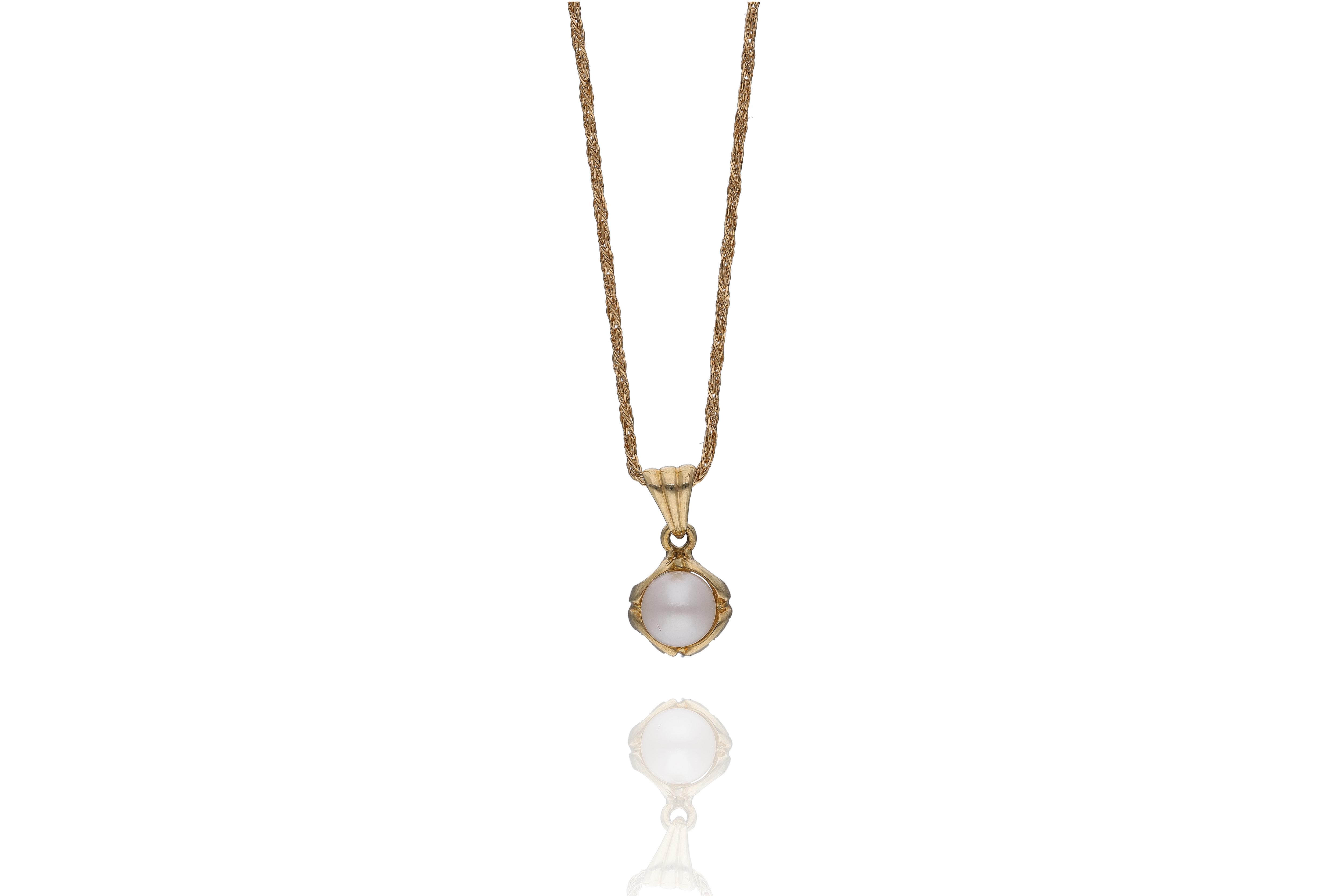 Collana con perla - Asta Preziosi