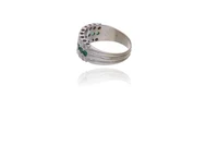 Anello con brillanti e smeraldi - Asta Preziosi Anello con brillanti e smeraldi - Asta Preziosi