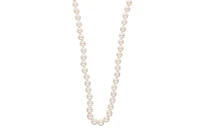 Collana di perle con diamanti - Asta Preziosi