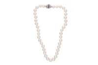 Collana di perle con rubini e diamanti - Asta Preziosi Collana di perle con rubini e diamanti - Asta Preziosi