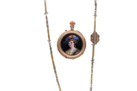 Orologio da tasca con catena in oro basso - Asta Preziosi