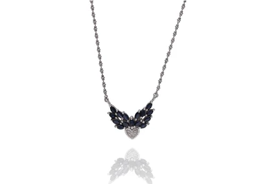 Collana con diamanti e zaffiri - Asta Preziosi Collana con diamanti e zaffiri - Asta Preziosi