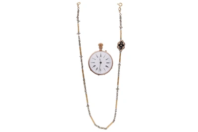 Orologio da tasca con catena in oro basso - Asta Preziosi