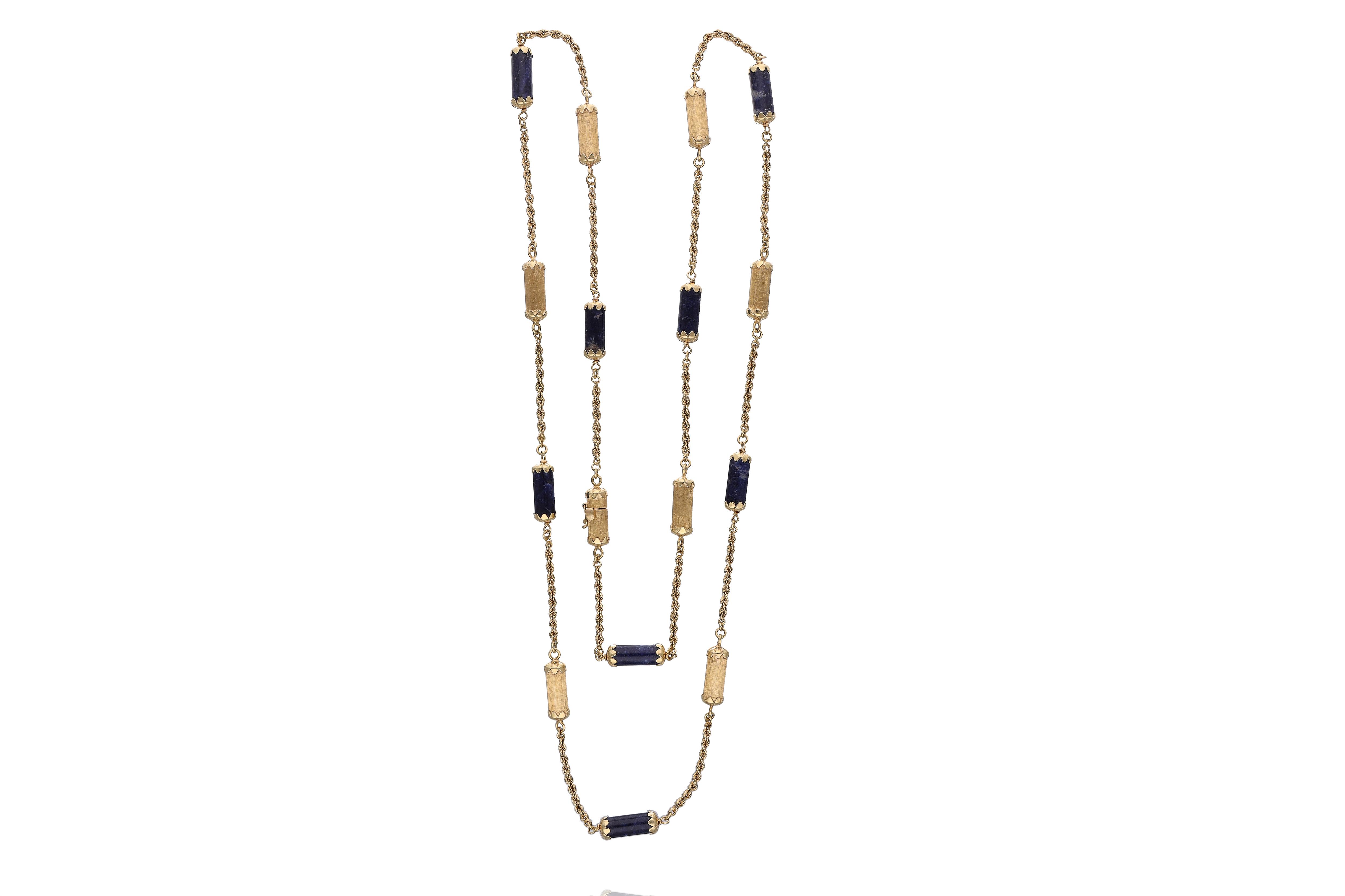 Collana con pietre - Asta Preziosi